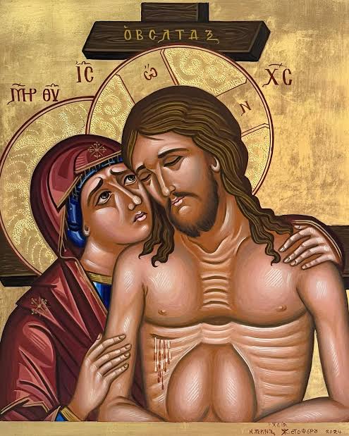 The Lamentation of Christ Icon
